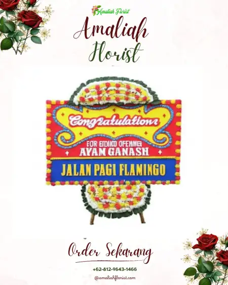 Sewa Papan Bunga Campakasari
